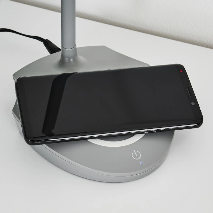 Hofstein Grenoble Tischleuchte LED Grau, 1-flammig 16 Hofstein Grenoble Tischleuchte LED Grau, 1-flammig – Bild 14