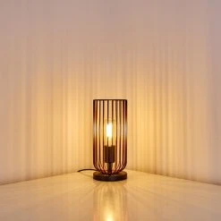 Hofstein Gresso Tischleuchte Schwarz, 1-flammig -Günstiges Tischlampen Geschäft gresso tischleuchte h3285145 do1 11