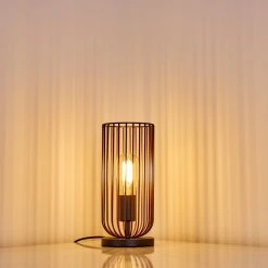 Hofstein Gresso Tischleuchte Schwarz, 1-flammig -Günstiges Tischlampen Geschäft gresso tischleuchte h3285145 do1 14