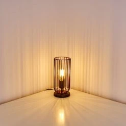 Hofstein Gresso Tischleuchte Schwarz, 1-flammig -Günstiges Tischlampen Geschäft gresso tischleuchte h3285145 do1 9