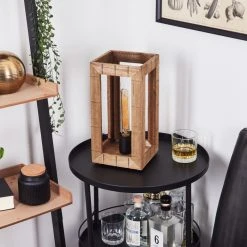 Hofstein Guarda Tischleuchte Schwarz, Naturfarben, 1-flammig -Günstiges Tischlampen Geschäft guarda tischleuchte h3536810 9