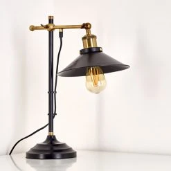 Hofstein Gudem Tischleuchte Schwarz-Gold, 1-flammig 35 Hofstein Gudem Tischleuchte Schwarz-Gold, 1-flammig -Günstiges Tischlampen Geschäft gudem tischleuchte h3264652 do1 14