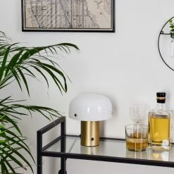 Hofstein Guicia Tischleuchte Messing, Gold, 1-flammig -Günstiges Tischlampen Geschäft guicia tischleuchte h3407387 11