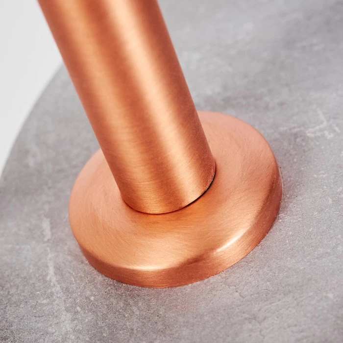 Hofstein Guinzo Tischleuchte Grau, Kupferfarben, 1-flammig 14 Hofstein Guinzo Tischleuchte Grau, Kupferfarben, 1-flammig – Bild 12