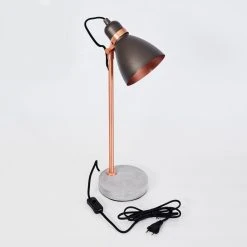 Hofstein Guinzo Tischleuchte Grau, Kupferfarben, 1-flammig 18 Hofstein Guinzo Tischleuchte Grau, Kupferfarben, 1-flammig -Günstiges Tischlampen Geschäft guinzo tischleuchte h3398111 4