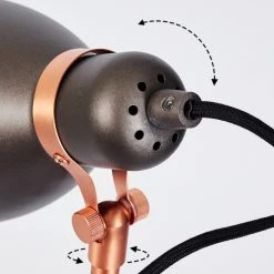 Hofstein Guinzo Tischleuchte Grau, Kupferfarben, 1-flammig 19 Hofstein Guinzo Tischleuchte Grau, Kupferfarben, 1-flammig -Günstiges Tischlampen Geschäft guinzo tischleuchte h3398111 5