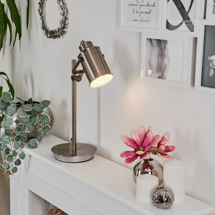 Hofstein Guynemer Tischleuchte Bronze, Antik, 1-flammig 3 Hofstein Guynemer Tischleuchte Bronze, Antik, 1-flammig