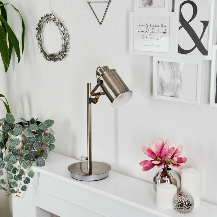 Hofstein Guynemer Tischleuchte Bronze, Antik, 1-flammig 13 Hofstein Guynemer Tischleuchte Bronze, Antik, 1-flammig – Bild 11