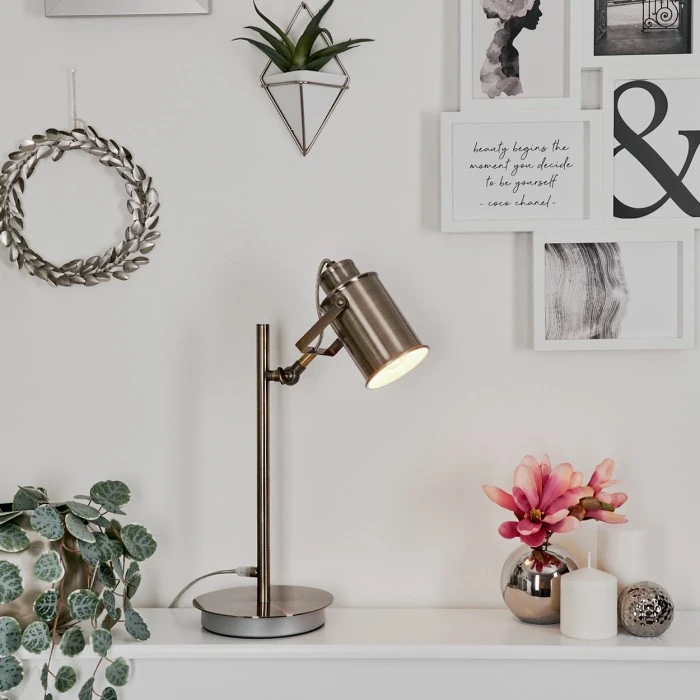 Hofstein Guynemer Tischleuchte Bronze, Antik, 1-flammig 14 Hofstein Guynemer Tischleuchte Bronze, Antik, 1-flammig – Bild 12