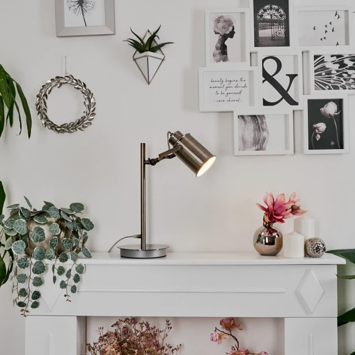 Hofstein Guynemer Tischleuchte Bronze, Antik, 1-flammig 12 Hofstein Guynemer Tischleuchte Bronze, Antik, 1-flammig – Bild 10