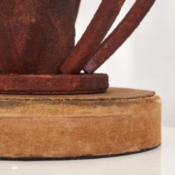 Hofstein Haervej Tischleuchte Rostfarben, Holz hell, 1-flammig -Günstiges Tischlampen Geschäft haervej tischleuchte h3349434 11