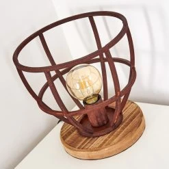 Hofstein Haervej Tischleuchte Rostfarben, Naturfarben, 1-flammig -Günstiges Tischlampen Geschäft haervej tischleuchte h3349496 5