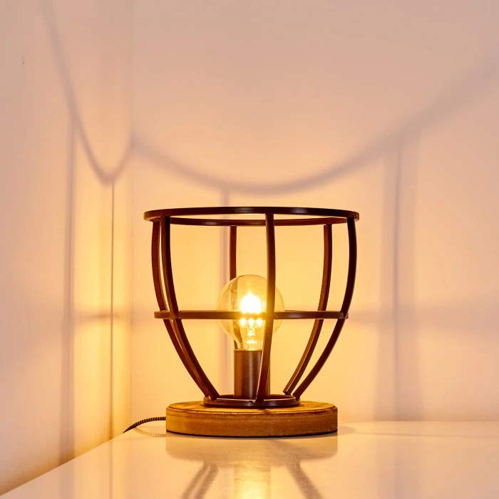 Hofstein Haervej Tischleuchte Schwarz, Braun, 1-flammig 14 Hofstein Haervej Tischleuchte Schwarz, Braun, 1-flammig – Bild 12