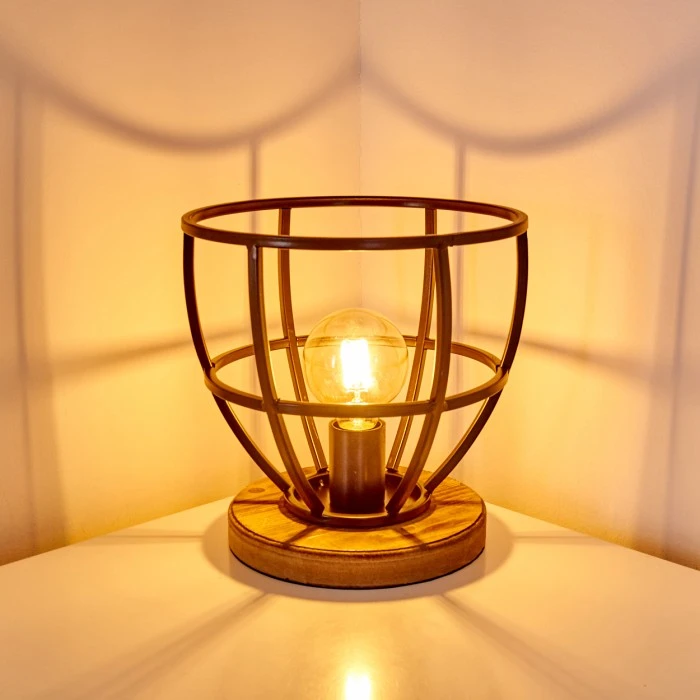 Hofstein Haervej Tischleuchte Schwarz, Braun, 1-flammig 16 Hofstein Haervej Tischleuchte Schwarz, Braun, 1-flammig – Bild 14