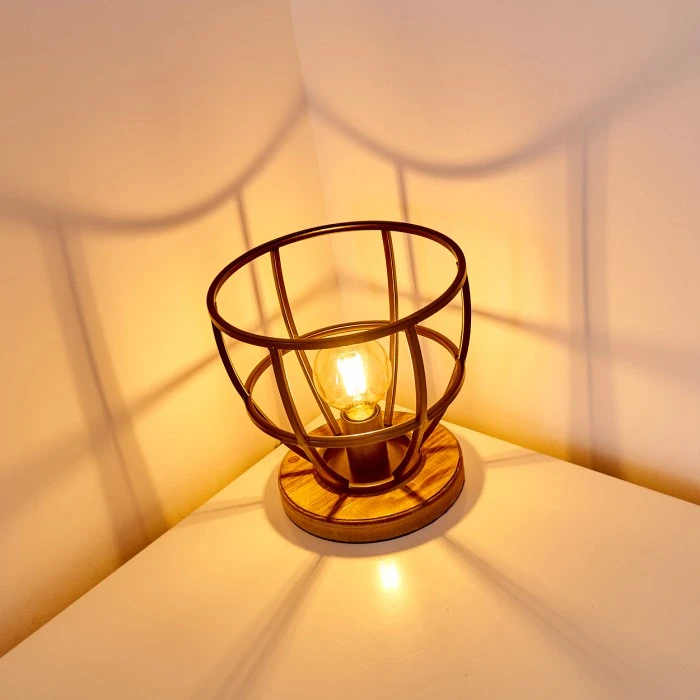 Hofstein Haervej Tischleuchte Schwarz, Braun, 1-flammig 12 Hofstein Haervej Tischleuchte Schwarz, Braun, 1-flammig – Bild 10