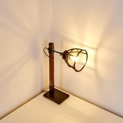 Hofstein Haervej Tischleuchte Grau, Braun, 1-flammig -Günstiges Tischlampen Geschäft haervej tischleuchte h3351185 10