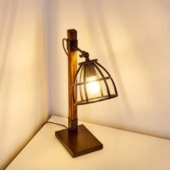 Hofstein Haervej Tischleuchte Grau, Braun, 1-flammig -Günstiges Tischlampen Geschäft haervej tischleuchte h3351185 13