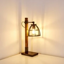 Hofstein Haervej Tischleuchte Grau, Braun, 1-flammig -Günstiges Tischlampen Geschäft haervej tischleuchte h3351185 17