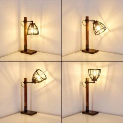 Hofstein Haervej Tischleuchte Grau, Braun, 1-flammig -Günstiges Tischlampen Geschäft haervej tischleuchte h3351185 4