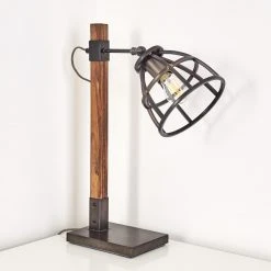 Hofstein Haervej Tischleuchte Grau, Braun, 1-flammig -Günstiges Tischlampen Geschäft haervej tischleuchte h3351185 5