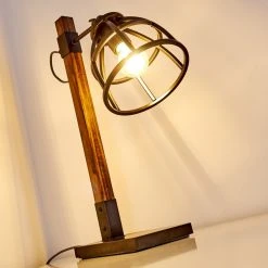 Hofstein Haervej Tischleuchte Grau, Braun, 1-flammig -Günstiges Tischlampen Geschäft haervej tischleuchte h3351185 9