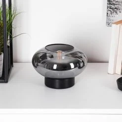 Hofstein Haikala Tischleuchte Schwarz, 1-flammig -Günstiges Tischlampen Geschäft haikala tischleuchte h3595701 1