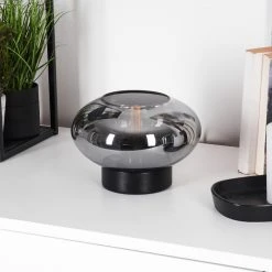 Hofstein Haikala Tischleuchte Schwarz, 1-flammig -Günstiges Tischlampen Geschäft haikala tischleuchte h3595701 10