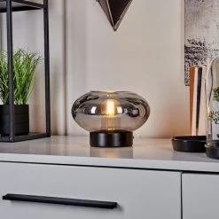 Hofstein Haikala Tischleuchte Schwarz, 1-flammig -Günstiges Tischlampen Geschäft haikala tischleuchte h3595701 13