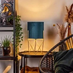 Hofstein Hallata Tischleuchte Messing, 1-flammig -Günstiges Tischlampen Geschäft hallata tischleuchte h3577578 8