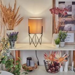 Hofstein Hallata Tischleuchte Schwarz, 1-flammig -Günstiges Tischlampen Geschäft hallata tischleuchte h3595053 6