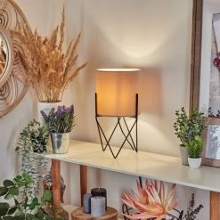 Hofstein Hallata Tischleuchte Schwarz, 1-flammig -Günstiges Tischlampen Geschäft hallata tischleuchte h3595053 8