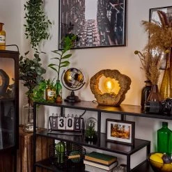 Hofstein Hasteboda Tischleuchte Braun, Holzoptik, 1-flammig -Günstiges Tischlampen Geschäft hasteboda tischleuchte h3588765 6