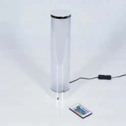 Hofstein Hatara Tischleuchte LED Chrom, 1-flammig, Fernbedienung, Farbwechsler 21 Hofstein Hatara Tischleuchte LED Chrom, 1-flammig, Fernbedienung, Farbwechsler -Günstiges Tischlampen Geschäft hatara tischleuchte h3394984 7