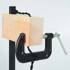 Hofstein Hautahi Tischleuchte Schwarz, Holz hell, 1-flammig -Günstiges Tischlampen Geschäft hautahi tischleuchte h3401873 2