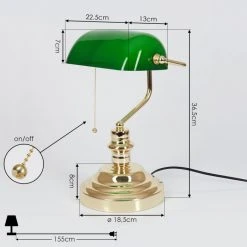 Hofstein Havsta Tischleuchte Messing, 1-flammig -Günstiges Tischlampen Geschäft havsta tischleuchte h3441916 3