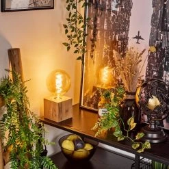 Hofstein Heimola Tischleuchte Braun, Holzoptik, 1-flammig 24 Hofstein Heimola Tischleuchte Braun, Holzoptik, 1-flammig -Günstiges Tischlampen Geschäft heimola tischleuchte h3597439 10