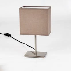 Hofstein Heinikka Tischleuchte Nickel-Matt, 1-flammig 21 Hofstein Heinikka Tischleuchte Nickel-Matt, 1-flammig -Günstiges Tischlampen Geschäft heinikka tischleuchte h3579350 9