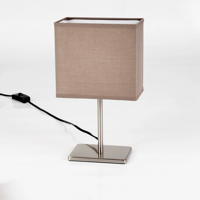 Hofstein Heinikka Tischleuchte Nickel-Matt, 1-flammig 12 Hofstein Heinikka Tischleuchte Nickel-Matt, 1-flammig – Bild 10