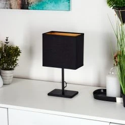 Hofstein Heinikka Tischleuchte Schwarz, 1-flammig -Günstiges Tischlampen Geschäft heinikka tischleuchte h3599846 11