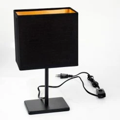 Hofstein Heinikka Tischleuchte Schwarz, 1-flammig -Günstiges Tischlampen Geschäft heinikka tischleuchte h3599846 4