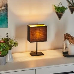 Hofstein Heinikka Tischleuchte Schwarz, 1-flammig -Günstiges Tischlampen Geschäft heinikka tischleuchte h3599846 6