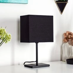 Hofstein Heinikka Tischleuchte Schwarz, 1-flammig -Günstiges Tischlampen Geschäft heinikka tischleuchte h3599846 9