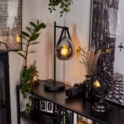 Hofstein Hocker Tischleuchte Schwarz, 1-flammig -Günstiges Tischlampen Geschäft hocker tischleuchte h3589748 8