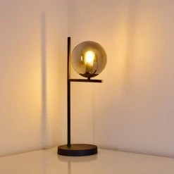 Hofstein Hogatza Tischleuchte Schwarz, 1-flammig -Günstiges Tischlampen Geschäft hogatza tischleuchte h3354209 3