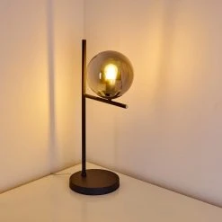 Hofstein Hogatza Tischleuchte Schwarz, 1-flammig -Günstiges Tischlampen Geschäft hogatza tischleuchte h3354209 5