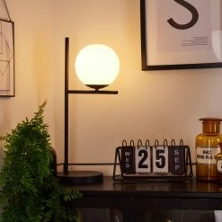 Hofstein Hogatza Tischleuchte Schwarz, 1-flammig -Günstiges Tischlampen Geschäft hogatza tischleuchte h3450796 10