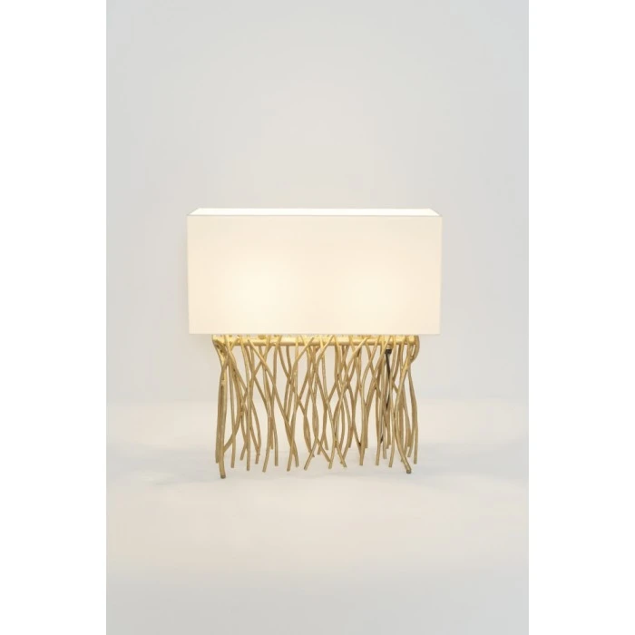 Holländer CAPRI Tischleuchte Gold, 2-flammig 4 Holländer CAPRI Tischleuchte Gold, 2-flammig – Bild 2