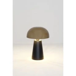 Holländer FUNGO Tischleuchte Schwarz, Gold, 1-flammig