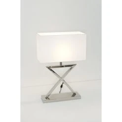 Holländer INTEGRATO Tischleuchte Silber, 1-flammig