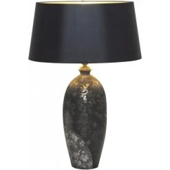 Holländer MARY Tischleuchte Schwarz, Silber, Gold, 1-flammig -Günstiges Tischlampen Geschäft hollaender mary tischleuchte 432 k 1218 1